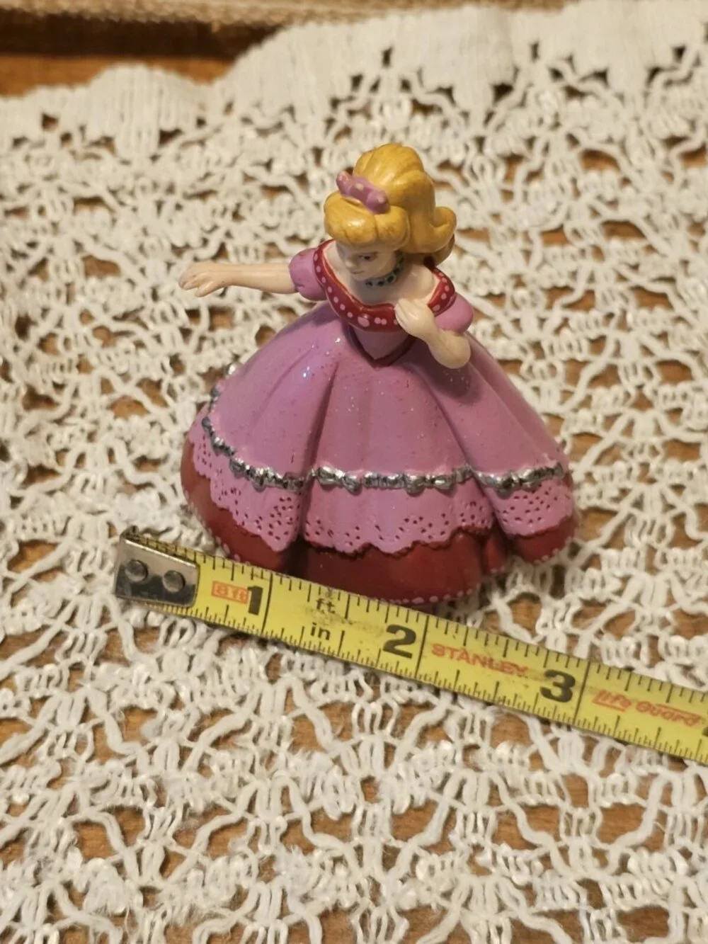 PAPO 720 BLOND DANCING PRINCESS FIGURE IN PINK GOWN - 2003